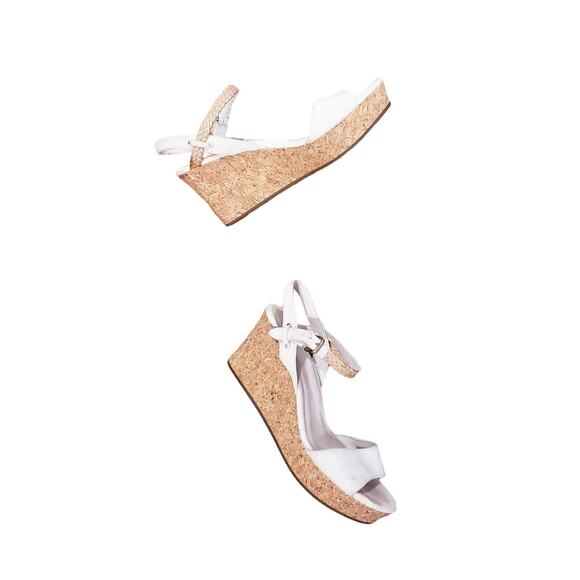 UGG D'Alessio Platform Wedge Sandals Tan Suede Size 10 - Picture 1 of 7